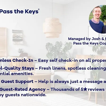 Contractor-friendly 3-bed In Prime Location - Pass The Keys Дом отдыха